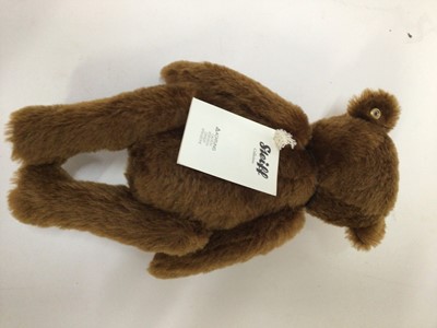 Lot 1821 - Steiff Bears Swarovski Summer 690273, Winter 664397Autumn 662362 and Spring 690242.  Plus The World's First Teddy Bear 664946 and 2017 Harrods Teddy 690419.  All boxed and with certificates. (4)