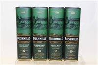 Lot 1309 - Whisky - four bottles of Bushmills Single Malt...