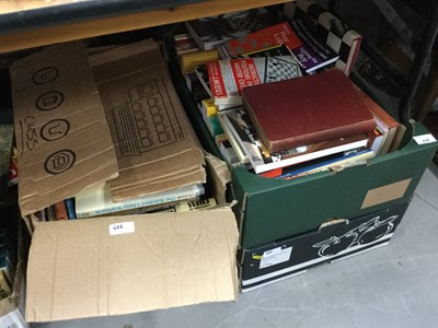 Lot 436 - Three boxes of chess books