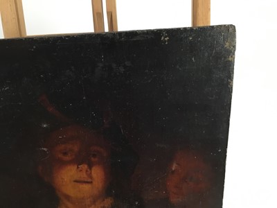 Lot 165 - After Godfrey Schalcken 18th century oil on panel a boy eating by candle light