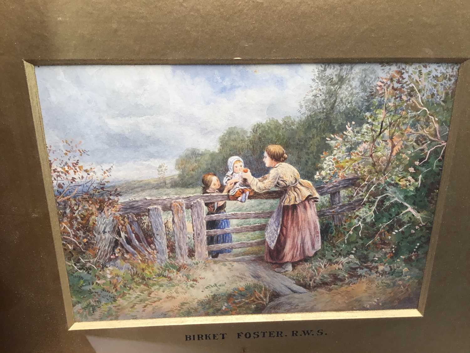 Lot 19 - After Myles Birket Foster RWS (1825–1899) two