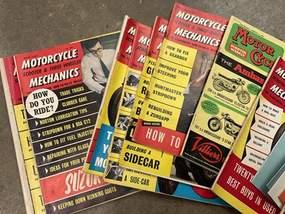 Lot 159 - Small collection of vintage motorcycle magazines
