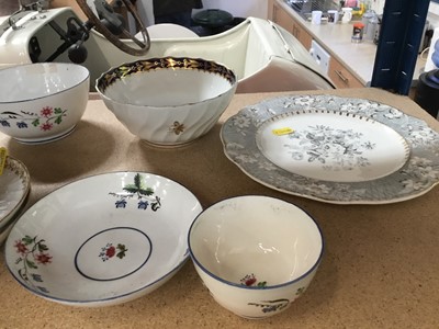 Lot 84 - Collection of 18th century and later English porcelain to include Rockingham, Worcester and others (qty)