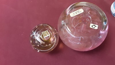 Lot 1149 - Collection of Isle of Wight glass paperweights