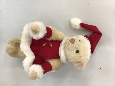 Lot 1845 - Steiff Radetzki 657696, Matrjoschka 034190 and Mrs Santa Claus 021381.  All boxed and with certificates.