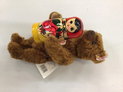 Lot 1845 - Steiff Radetzki 657696, Matrjoschka 034190 and Mrs Santa Claus 021381.  All boxed and with certificates.