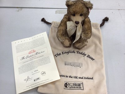 Lot 1845 - Steiff Radetzki 657696, Matrjoschka 034190 and Mrs Santa Claus 021381.  All boxed and with certificates.