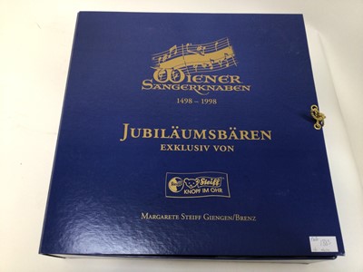 Lot 1885 - Steiff Paddington 664632 and The Vienna Boys Choir 659966, both boxed with certificates.