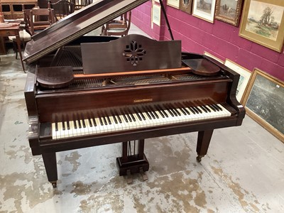 Lot 1462 - Grotrian Steinweg baby grand piano, circa 1935, serial number 62990