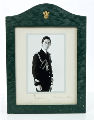 Lot 20 - HRH The Prince of Wales - signed 1970s...