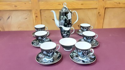 Lot 1150 - Royal Albert Oriental pattern six place coffee set