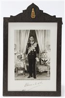 Lot 23 - HM The King of Thailand - signed 1960s...