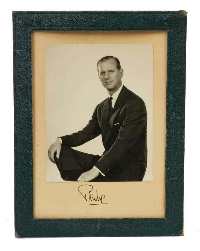 Lot 51 - H.R.H. The Duke of Edinburgh - signed portrait photograph