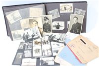 Lot 541 - Interesting Second World War photograph album -...