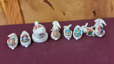 Lot 1272 - Collection of W.H. Goss crested China and other W.H. Goss