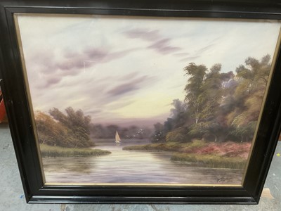 Lot 196 - Frederick Stafford (act 1910-1935) two watercolours, landscapes, signed, the largest 51 x 61cm, glazed frames