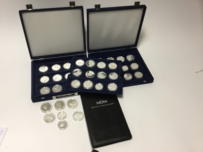 Lot 416 - World - MDM issued silver Olympic Games commemorative coin collection