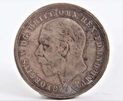 Lot 404 - G.B. - George V silver raised-edge proof Crown 1935 (N.B. Some obv: staining and other minor field marks) otherwise AU and uncased (1 coin)