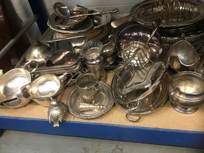Lot 212 - Large collection of silver plate