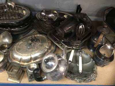 Lot 212 - Large collection of silver plate