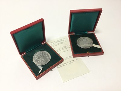 Lot 407 - G.B. - Silver medallions issued by Turner and Simpson Ltd, Birmingham