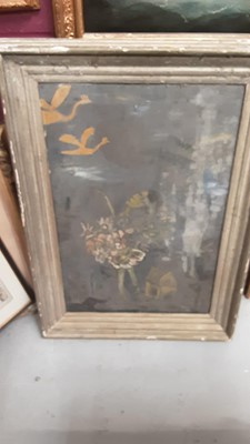 Lot 329 - Patrick Hall, contemporary oil on canvas study- boy reaching to flight of birds