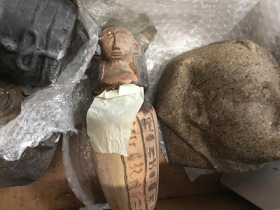 Lot 73 - Lot Ancient Egyptian-style mostly plaster copies
