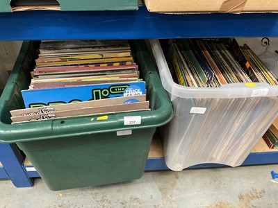 Lot 237 - Collection of approximately 90 LP records and 12 inch singles including The Spinners, Stylistics, Harold Melvin and The Blue Notes, Lou Rawls and Roy Ayers together with a crate of over 100 vinyl r...