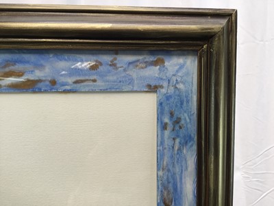 Lot 114 - Nicola Wiehahn watercolour in glazed frame 'Mecanopsis', 70cm x 92cm overall