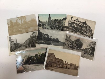 Lot 1409 - Postcards loose in shoe box.  Mainly GB topography, views, landmarks, windmill, street scenes, early cards, lifeboat launch Southport, real photographic social history cards and others. (400)