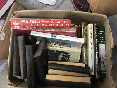 Lot 98 - Lot good quality fly fishing and shooting books and others