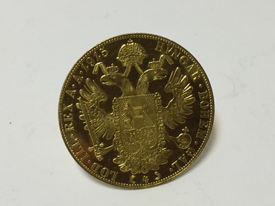 Lot 440 - Austrian - Gold 4 Ducat 1915 (restrike) UNC (1 coin)