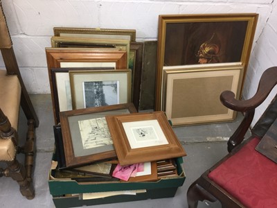 Lot 488 - Quantity of mixed pictures and prints