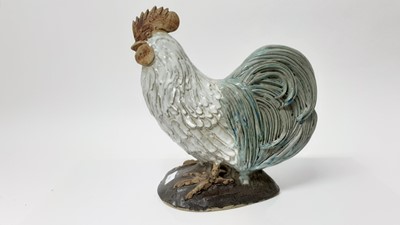 Lot 1171 - Bernard Rooke pottery model of a cockerel