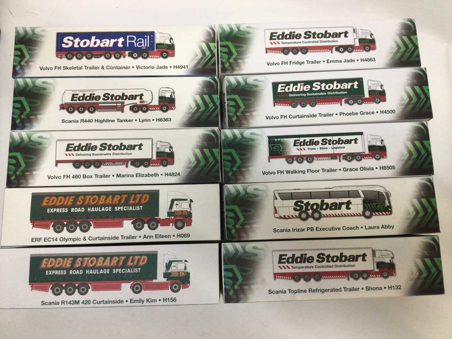 Lot 1855 - Diecast boxed selection of Atlas editions and Corgi Eddie Stobart models  (19)