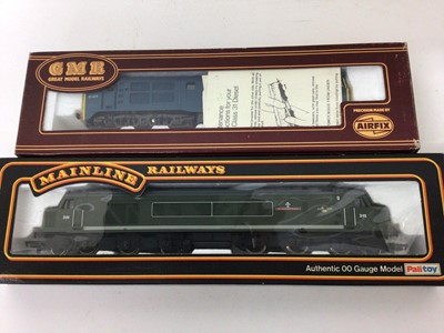 Lot 1861 - Railway diesel locomotives 00 gauge Lima 205105, 5121M, Mainline 37-050, Airfix 54100-6 all boxed