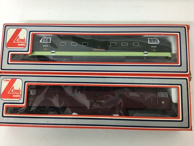 Lot 1861 - Railway diesel locomotives 00 gauge Lima 205105, 5121M, Mainline 37-050, Airfix 54100-6 all boxed