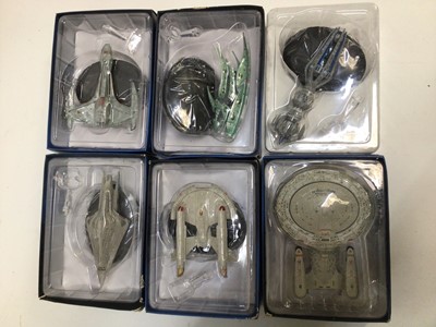 Lot 1900 - Star Wars, Star Trek and other related toys and figures including Bandai lazer tank mostly all boxed