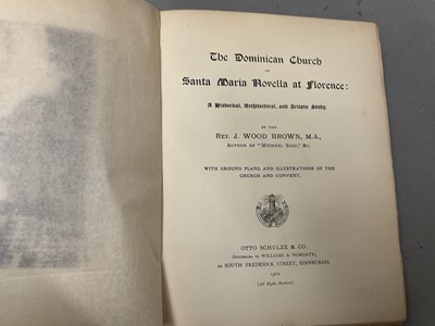Lot 1734 - James Wood Brown, The Dominican Church of Santa Maria Novella in Florence