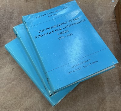 Lot 1731 - Ericsson - 100 years, 3 volumes