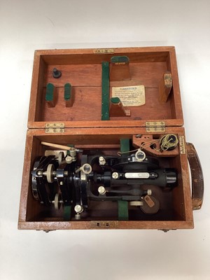 Lot 2439 - Vintage Stanley Theodolite in case