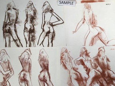 Lot 311 - Peter Collins (1923-2001) folio of nude sketches