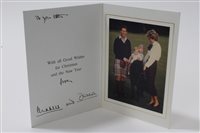 Lot 85 - TRH The Prince and Princess of Wales - signed...