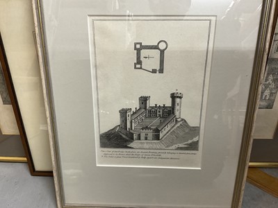 Lot 286 - Four Cambridge prints and other antique prints