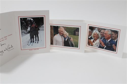 Lot 95 - TRH Prince Charles Prince of Wales and Camilla...