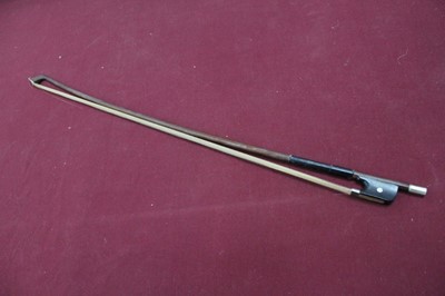 Lot 2207 - Late 19th century German cello, recently refurbished, together with bow, cased