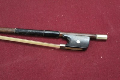 Lot 2207 - Late 19th century German cello, recently refurbished, together with bow, cased