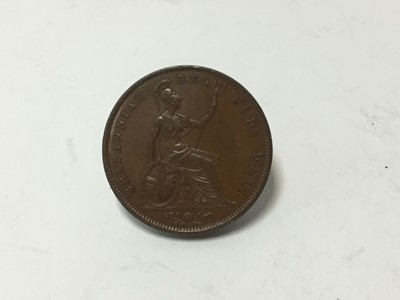 Lot 444 - G.B. - Copper Penny Victoria 1841 (N.B. No colon) EF (1 coin)