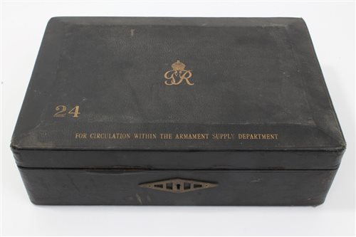 Lot 101 - 1930s King George VI - Government despatch box...