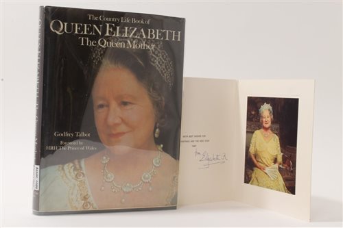 Lot 103 - HM Queen Elizabeth The Queen Mother - signed...